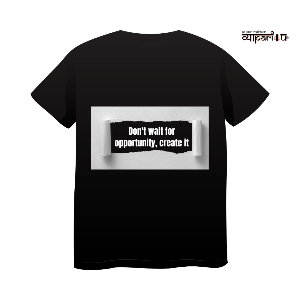 Printers Oversize Black Tshirt - FWO