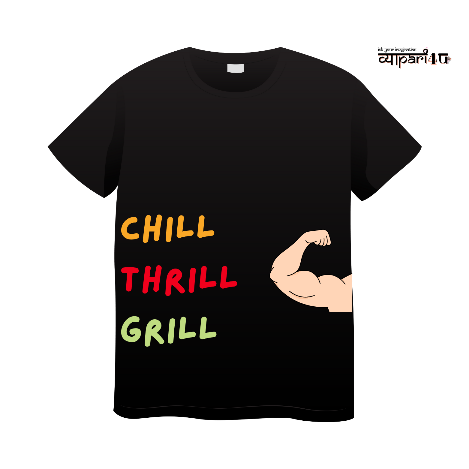 Black Oversized 100% Premium High Quality Cotton Sassy Graphic T-Shirt